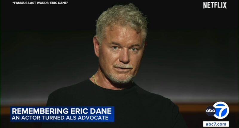 Actor Eric Dane's unwavering advocacy for ALS was the most powerful role of his career, tributes pour in