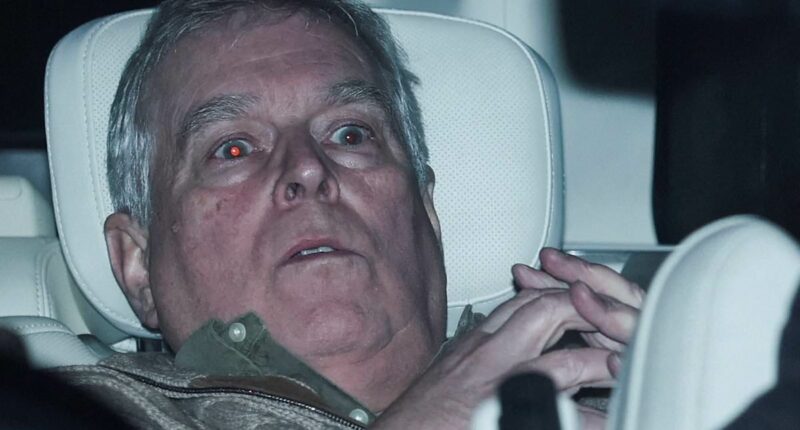 Andrew 'in peak fear' after arrest, body language expert claims