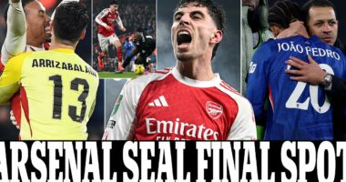 Arsenal survive a tense and ill-tempered battle of attrition against Chelsea to reach the Carabao Cup final - it is another step forward in their bigger quest for a first Premier League title for 22 years, writes OLIVER HOLT
