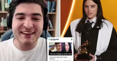 Australian activist Drew Pavlou launches campaign to move into Billie Eilish's LA mansion after 'stolen land' Grammys rant