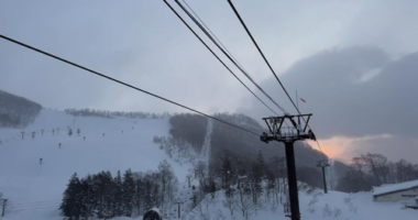 Current conditions at Tsugaike Mountain resort.