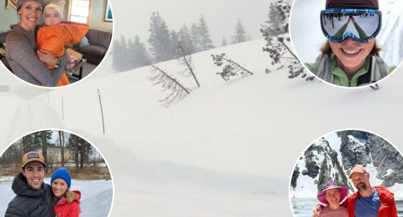 Avalanche survivors tried to dig friends out of giant snow pack