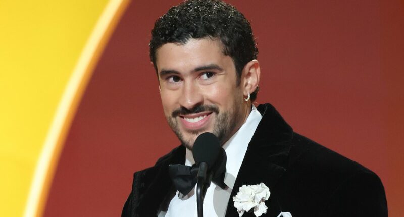 Bad Bunny reignites ICE feud at the Grammys ahead of his Super Bowl show... where Trump's agents will be on duty