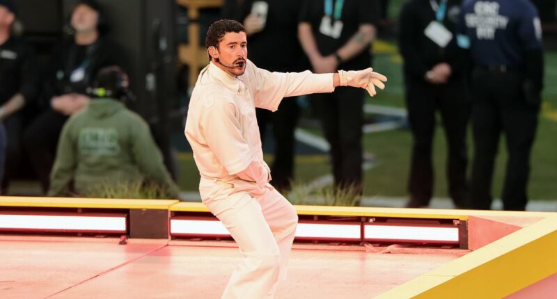 Bad Bunny storms Super Bowl halftime show stage with Lady Gaga