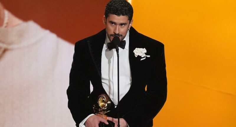 Bad Bunny uses Grammy win to deliver anti-ICE message week before Super Bowl performance