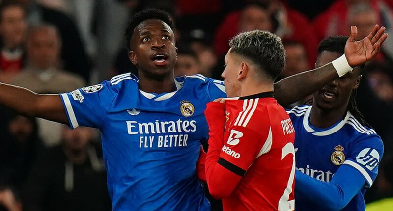 Benfica footballer 'tells UEFA he called Vinicius Jr anti-gay slur' amid investigation over alleged racist comment to Real Madrid star