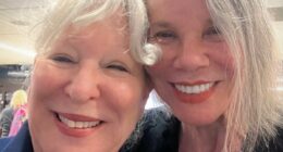 Bette Midler, 80, and Barbara Hershey, 78, reunite for a selfie