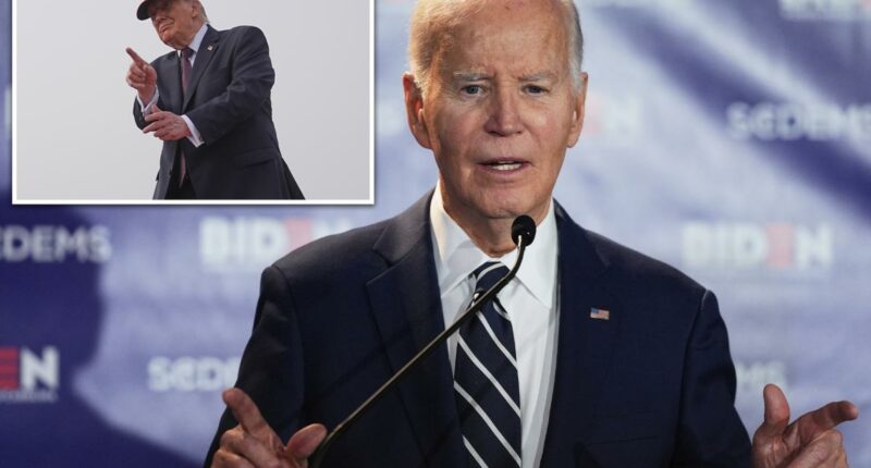 Biden, 83, jokes about age and brags about his border numbers during rare speech