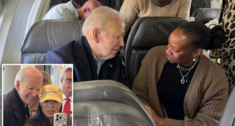 Biden flies to South Carolina for rare campaign stop after cancer diagnosis -- tries to take 'awkward' selfie with supporterÂ 