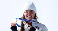 Bittersweet moment skier Breezy Johnson clinches Team USA's first gold