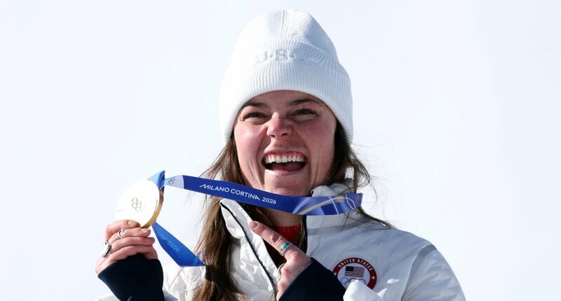 Bittersweet moment skier Breezy Johnson clinches Team USA's first gold