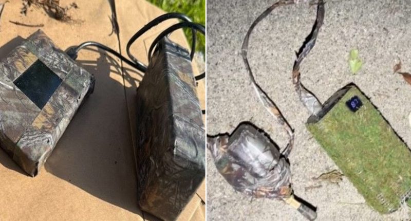 Burglars caught spying on homes with hidden camouflaged cameras before striking neighborhoods