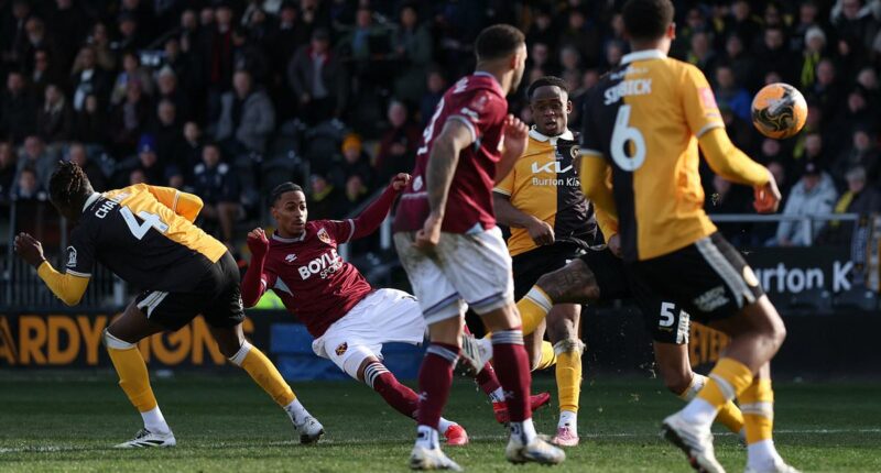 Burton 0-1 West Ham AET: Crysencio Summerville rides to rescue again as 10-man Hammers battle past League One strugglers in FA Cup
