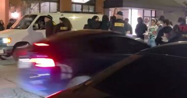 California Tesla driver barrels car into crowd outside Redlands The Underground bar