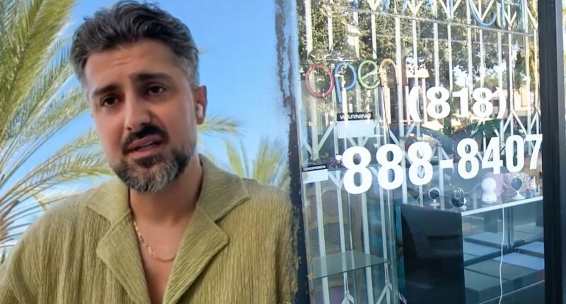 California jewelry store burglar breaks in from roof, owner threatens to leave Los Angeles