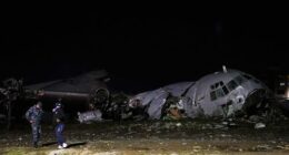 A cargo plane carrying money crashed near Bolivia's capital leaving at least 15 people dead.