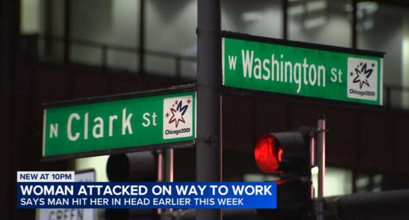 Chicago police: Woman randomly punched near Daley Plaza in the Loop while walking to work, victim speaks out; CPD investigating