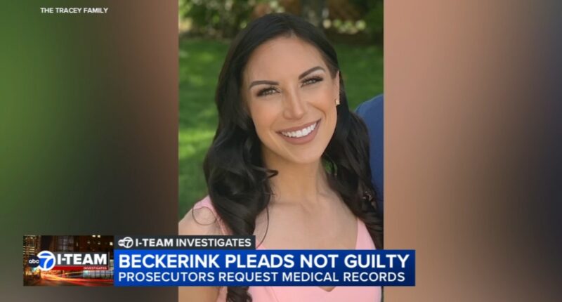 Chicago tax attorney Adam Beckerink, accused of murdering wife Caitlin Tracey at South Loop condo, pleads not guilty