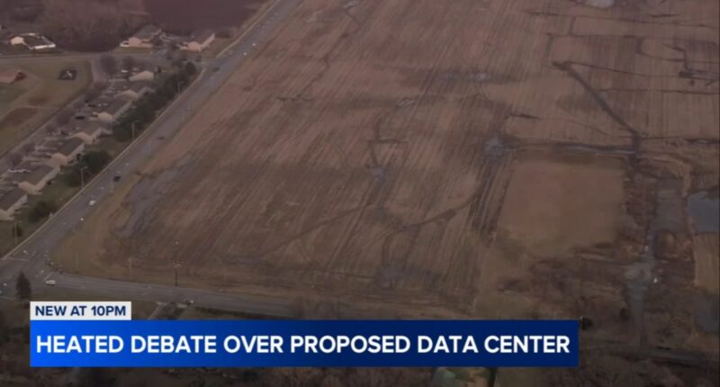 City of Hobart, Indiana votes to approve a fill permit for controversial Amazon data center proposal