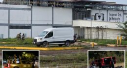 Convicted criminals on the loose in Mexico after thugs ram prison gate during riot over cartel killing