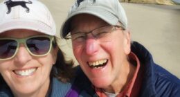 Couple died trapped under ice after walking dog across frozen river