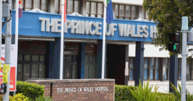 A woman has died with COVID-19 at the Prince of Wales Hospital in Randwick.