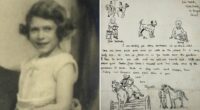 Delightful unseen letter and doodles sent by 10-year-old Princess Elizabeth to Royal Lodge head housemaid reveals late Queen's early love of horses and dogs