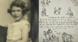 Delightful unseen letter and doodles sent by 10-year-old Princess Elizabeth to Royal Lodge head housemaid reveals late Queen's early love of horses and dogs
