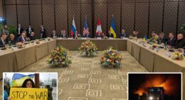 'Difficult' Ukraine peace talk ends in just two hours as Zelensky accuses Russia of stalling