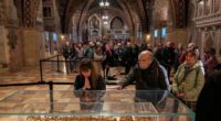 Display of St. Francis of Assisi's bones confirms enduring appeal of relics for Christians