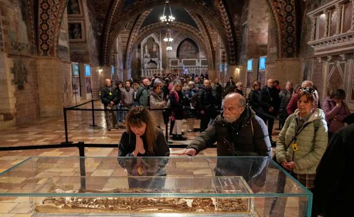 Display of St. Francis of Assisi's bones confirms enduring appeal of relics for Christians