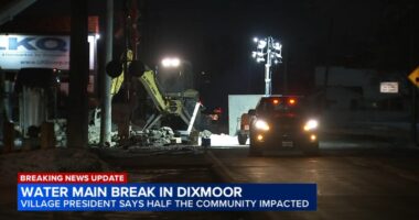 Dixmoor water main break at 139th between Dixie and Thornton impacts over half of residents: Village President Fitzgerald Roberts