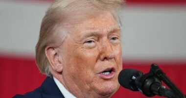 President Donald Trump on Thursday pardoned five former professional football players, including one posthumously.