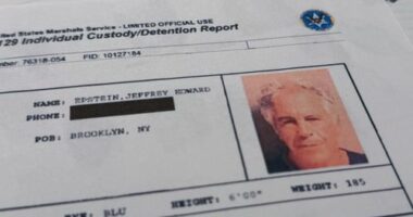 A document that was included in the U.S. Department of Justice release of the Jeffrey Epstein files is photographed Sunday, Feb. 1, 2026.