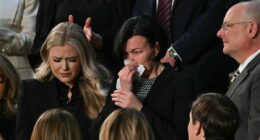 Erika Kirk comforts Iryna Zarutska's mother during State of the Union