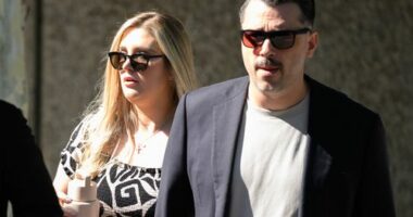 Lauren Ashley Mastrosa (left) arrives at Blacktown Local Court in Sydney on Thursday, December 4 in 2025.