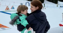 Eugenie was on family skiing holiday when Andrew was arrested