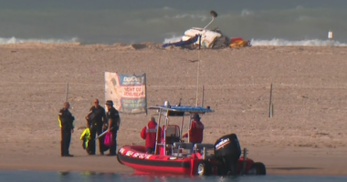 Crash site at Long Bay, near Goolwa South,