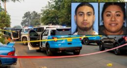 Father shot while fishing with his daughter by man who drove his dead girlfriend's blood-soaked SUV to lake and dumped it there, then stole the dad's car: Cops