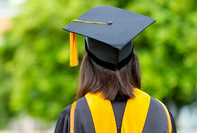Graduates are 'scamming' the student loan system out of billions as officials say they have lost track of hundreds of thousands of customers, it has been claimed (file image)