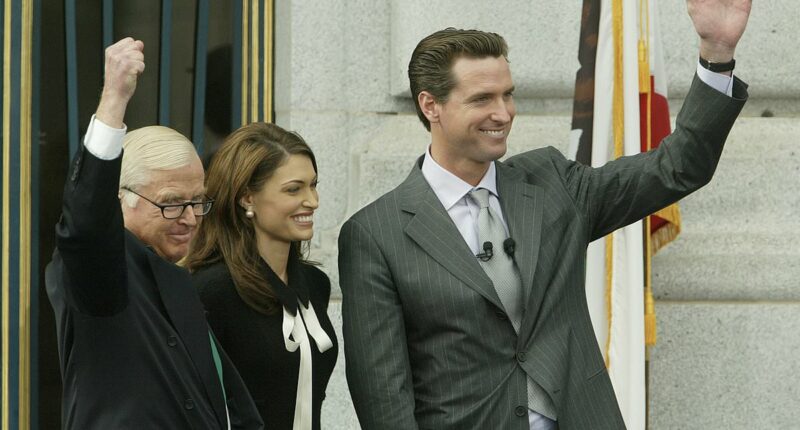 Gavin Newsom's sister savaged his cringeworthy photoshoot when he was 'overpowered' by Kimberly Guilfoyle