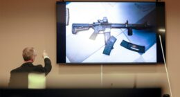 Georgia father on trial, accused of giving son rifle before school shooting