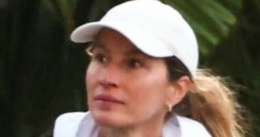 Gisele Bundchen enjoys a Valentine's Day bike ride with son in Miami