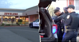 Good Samaritan hijacks crooks’ getaway car and rams it into jewelry store during smash-and-grab: police