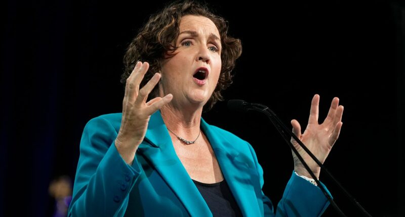 Gubernatorial candidate sparks fury after holding up VERY offensive