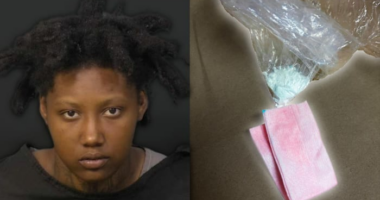 Handcuffed woman caught eating cocaine hidden in her ‘personal place,’ Florida sheriff says