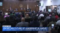 Harvey, Illinois news: No decision made on acting Harvey mayor at 1st city council meeting since Christopher Clark death