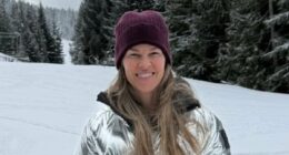 Hilary Swank shares rare photo with son Ohm, two, in Whistler while enjoying Canadian skiing vacation with family