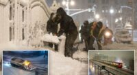 Historic storm brings NYC to a standstill as bomb cyclone dumps more than 13 inches of snow â with more expected