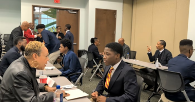 Historically Black fraternity launches speed mentoring program to bridge opportunity gap for young men